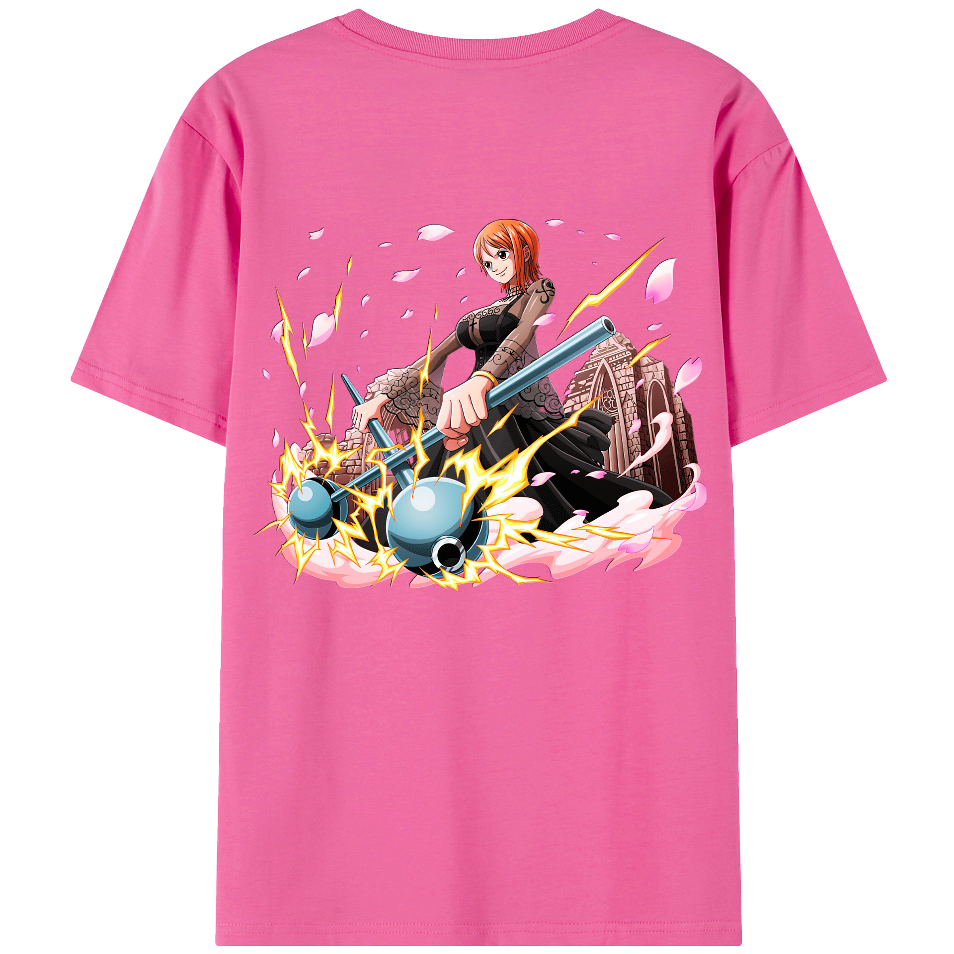 （画像用） ワンピース ナミ ONE PIECE Nami レディース半袖Tシャツ(バックプリント)